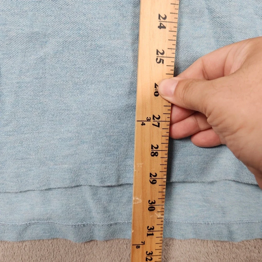 Polo Ralph Lauren Classic Fit Short Sleeve Polo Mens XXL Shirt Light Blue Cotton